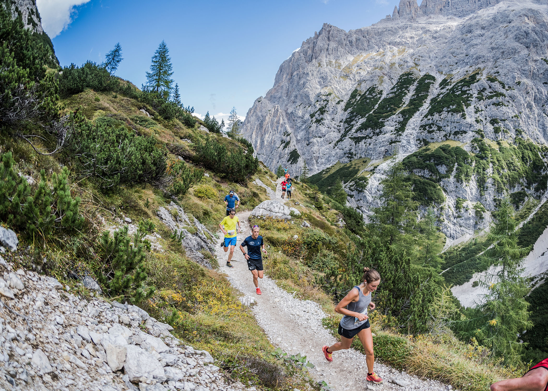 Verschaufpause nach dem ersten Steilen Abschnitt