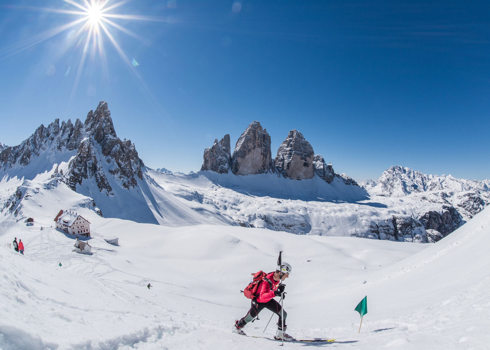 Steep technical passage